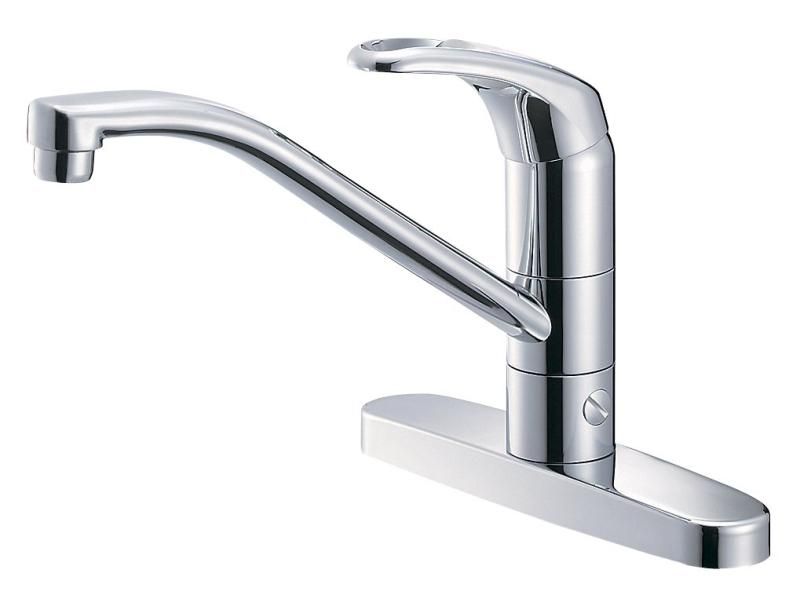 SANEI サンエイ キッチン用 シングル台付分岐混合栓 湯水分岐 取付ピッチ203ｍｍ K676BV-13