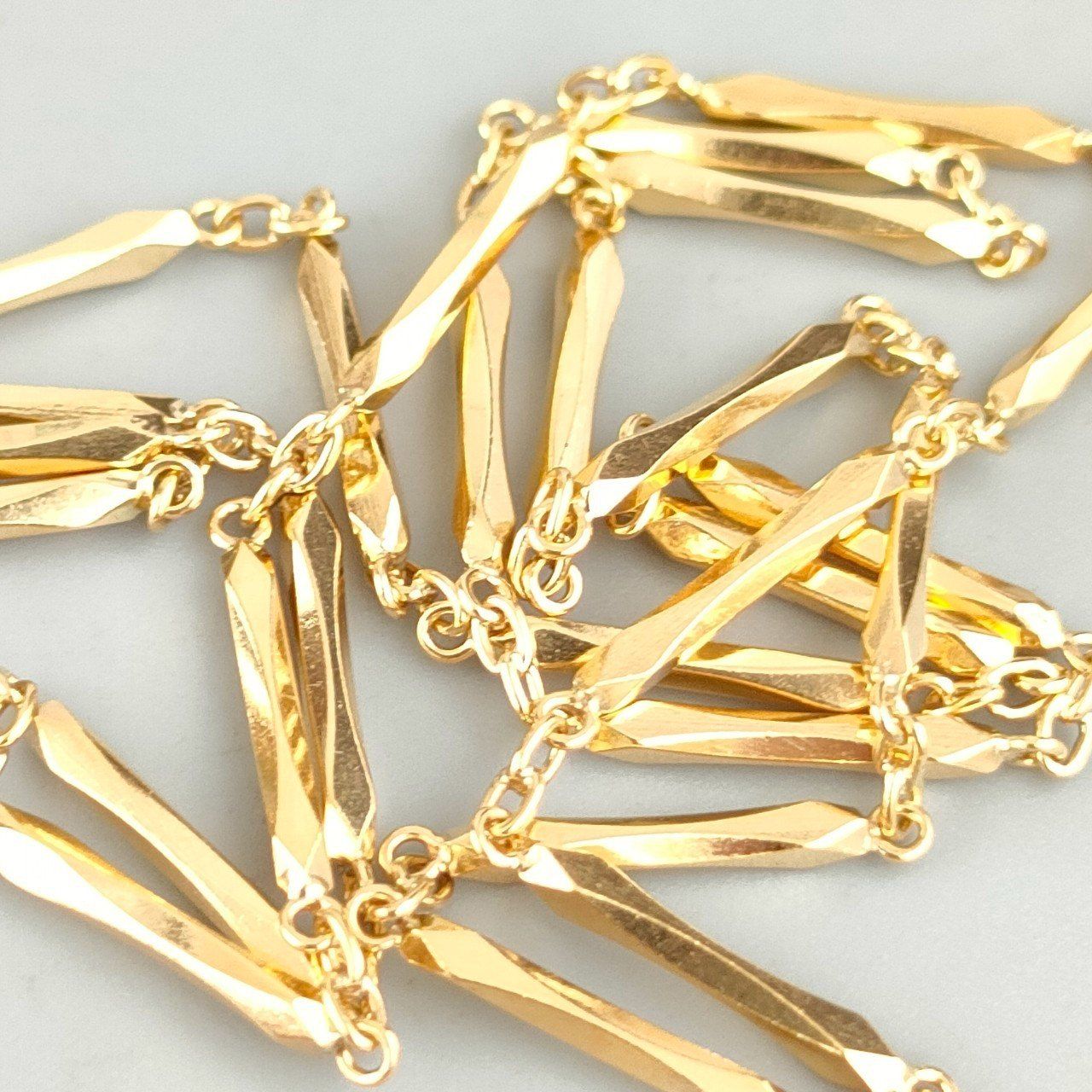 (B052215) K18ネックレス ジュエリーマキ 18金 YG 18金 K18 ジュエリーマキ デザインネックレス レディース 5.77g