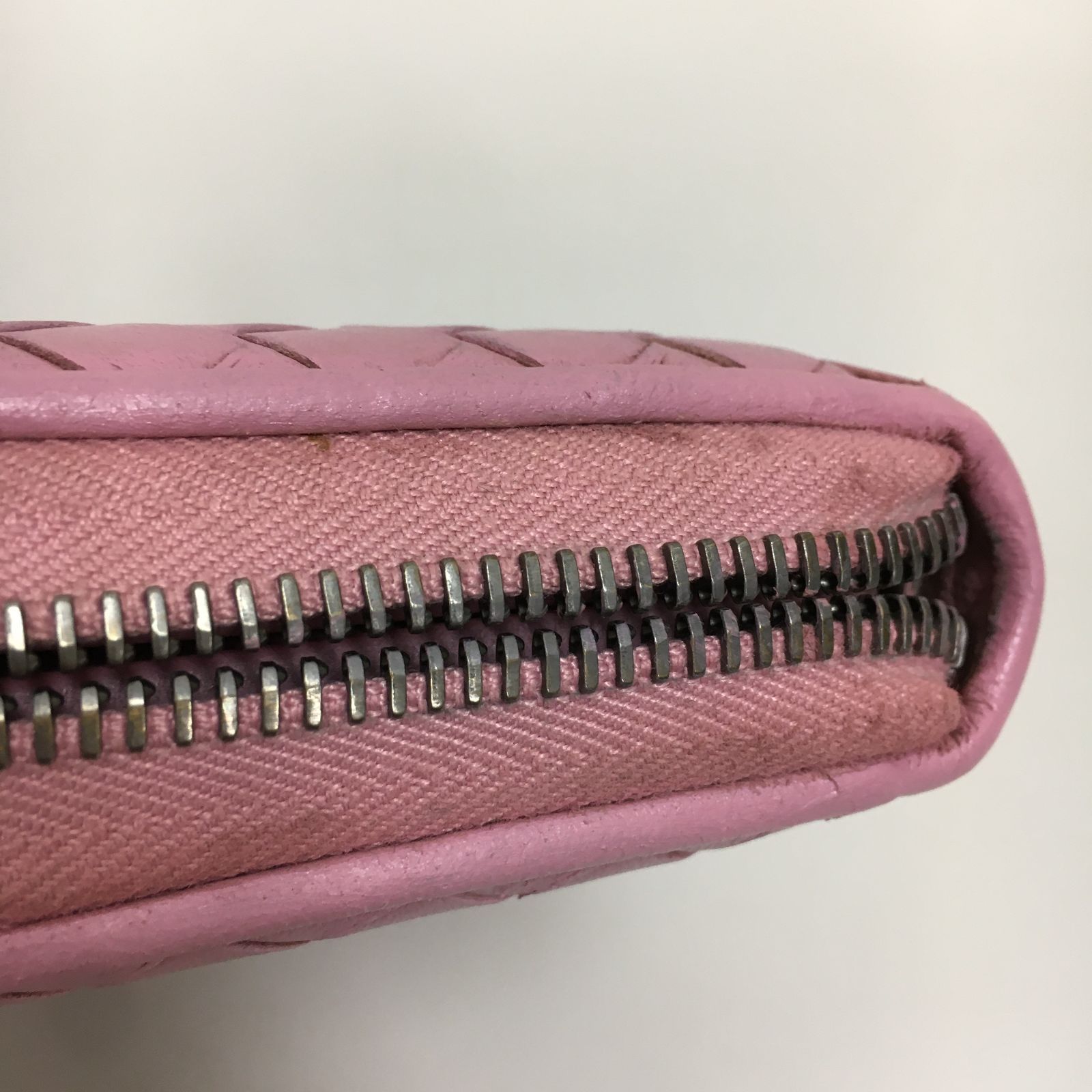 ボッテガヴェネタ イントレチャート ラムスキン ウォレット 長財布 