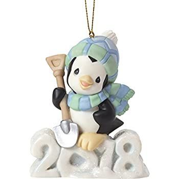 Precious Moments Wishing You a Cool Yule Dated 2018 Animal Ornament