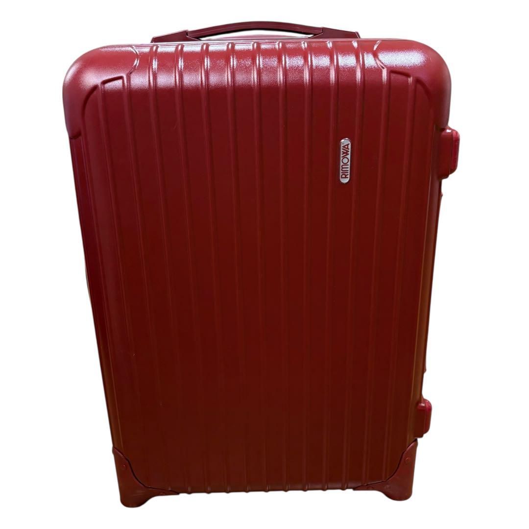 RIMOWA リモワ キャリーバッグ サルサ 35L 赤　廃盤品　機内持ち可 廃盤 希少 RIMOWA リモワ サルサ レッド 35L TSA 機内持込 二輪