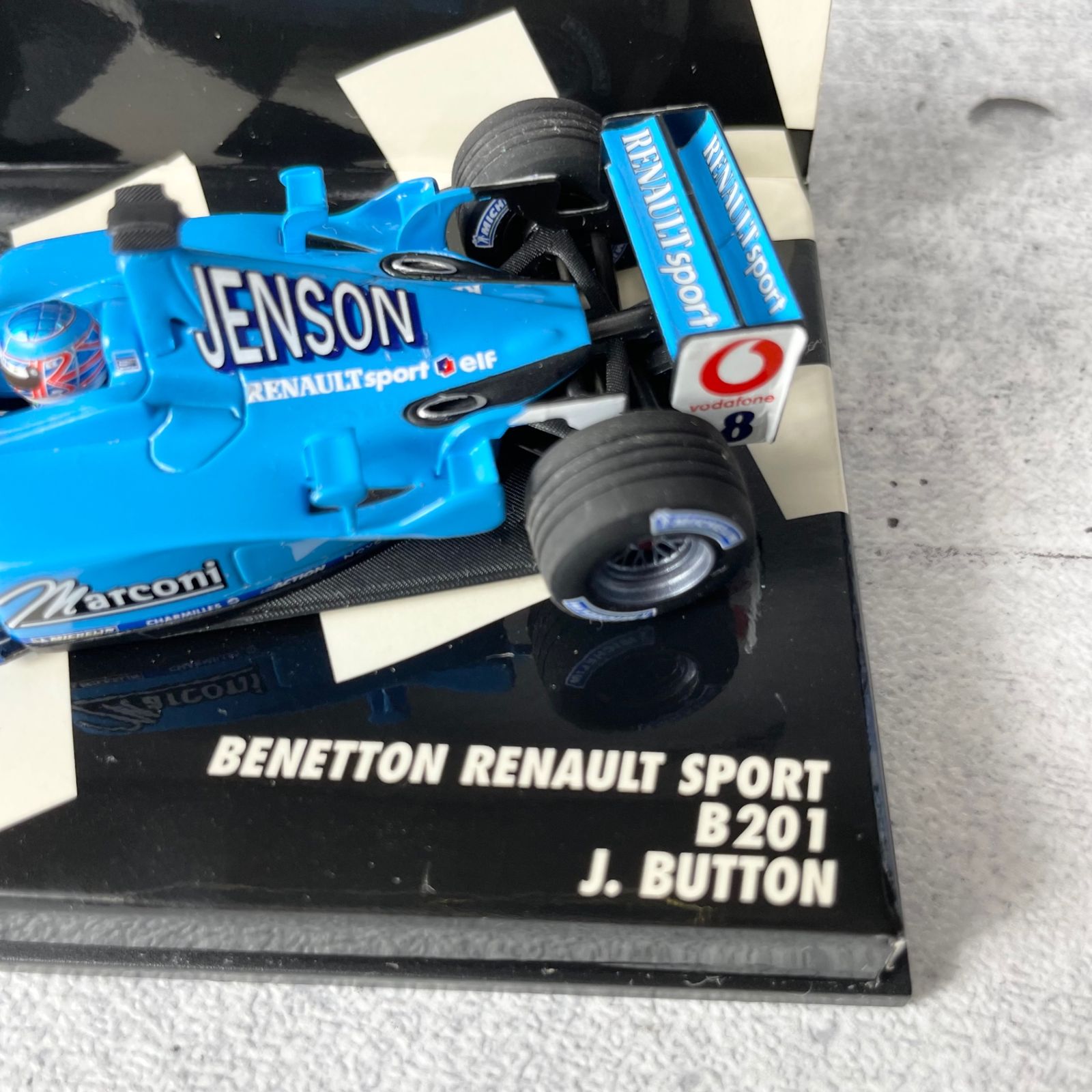 直筆サイン入り‼︎1/43PMAベネトン・ルノー B196 J. アレジ 直筆サイン入り‼︎1/43PMAベネトン・ルノー B196 J. アレジ