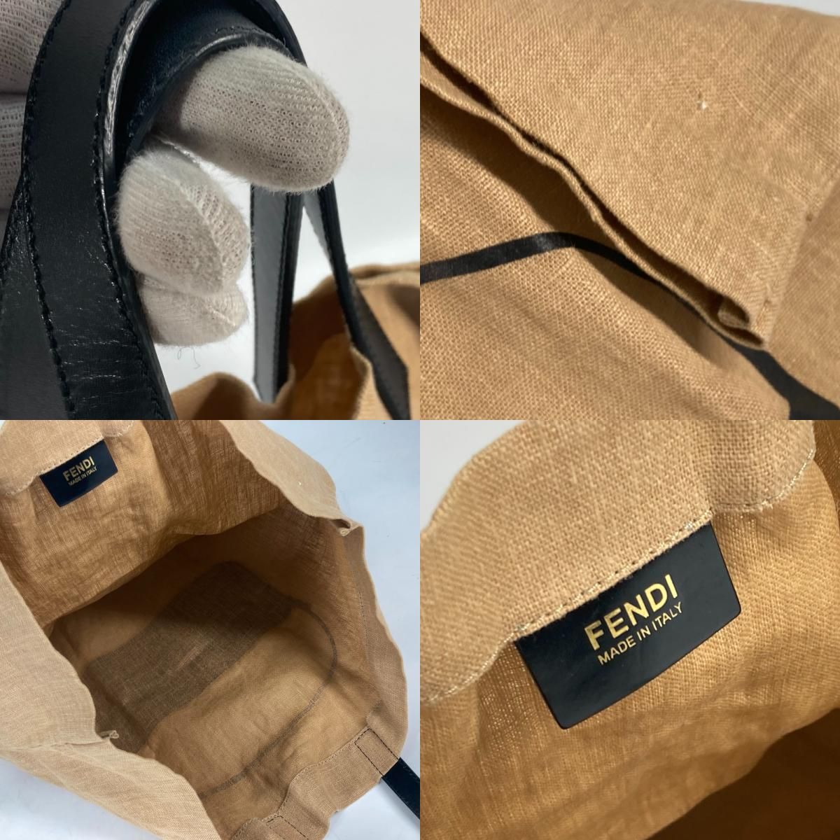 grinさまFENDI リネントートバッグ grinさまFENDI リネントートバッグ