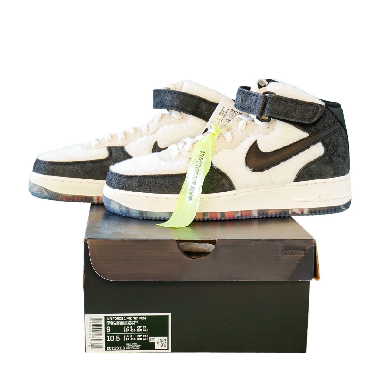 ラスト1 Air Force 1 Mid ´07 PRM 上野 パンダ 27cm-