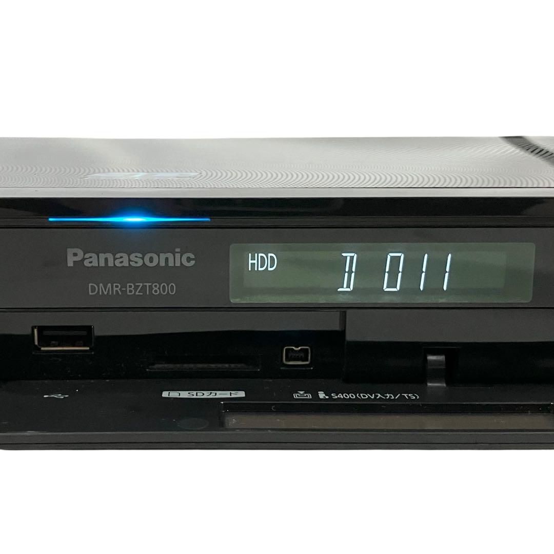 パナソニック ディーガ 3番組同時録画 2TB ブルーレイレコーダー DMR-BZT800-K ブラック Panasonic DIGA 3チューナー Blu-ray