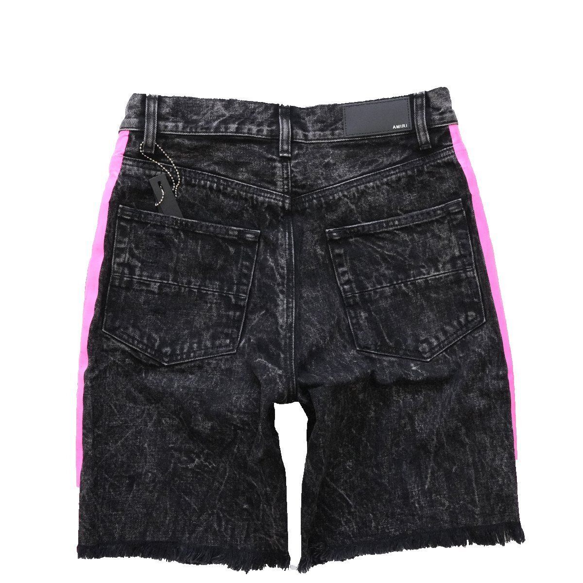 AMIRI ダメージ加工ショートパンツ AMIRI Shotgun ダメージ ショートパンツ | ブラック | FARFETCH JP