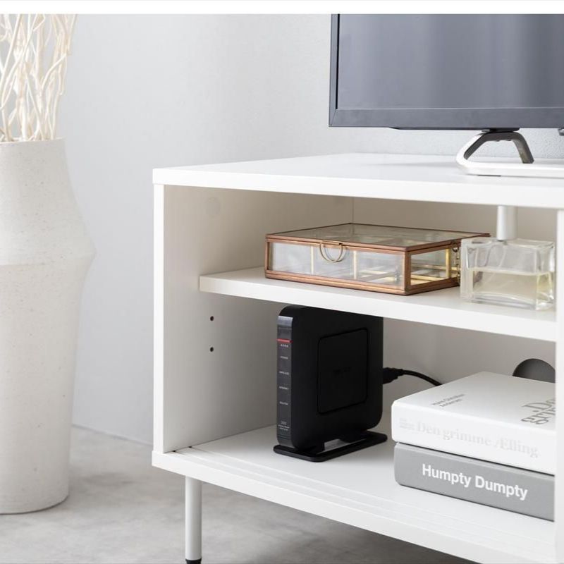 引き戸付 テレビ台 幅100cm テレビボード TV台 TVボード ローボード 姫系 MARWIL-DEMENAGEMENTS_CH