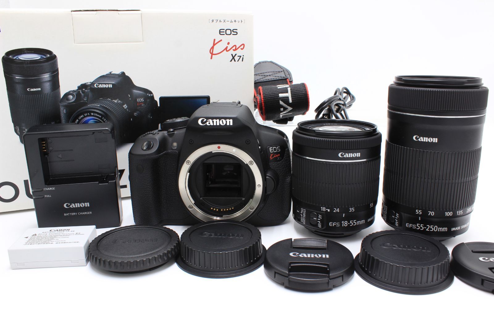 433ショット！Canon EOS Kiss X7i ダブルズームキット EF-S18-55 IS