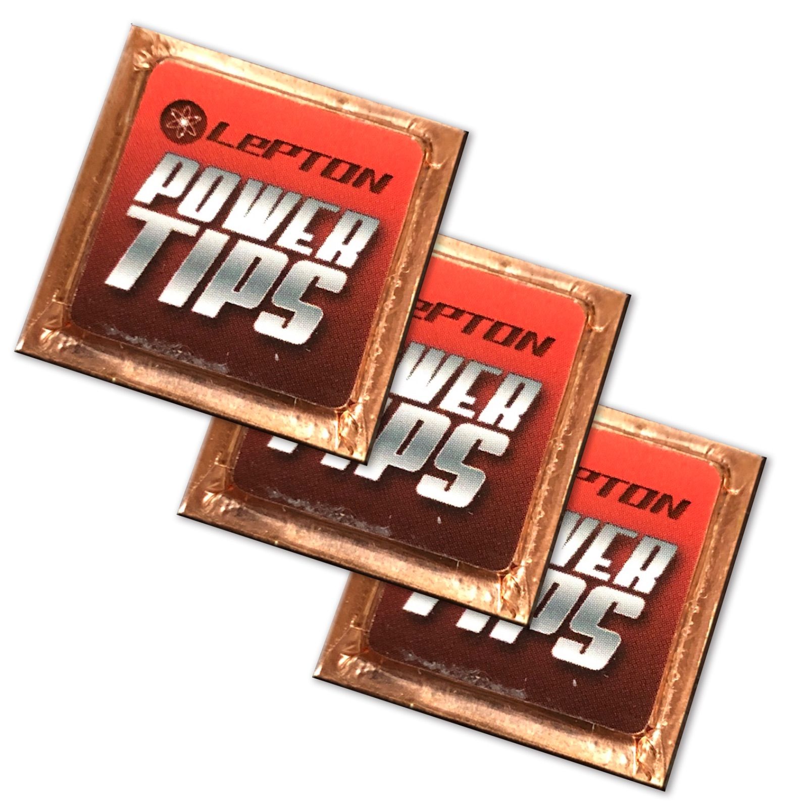 レプトンパワーチップス 3個セット 燃費向上 パワーアップ静電気 除去