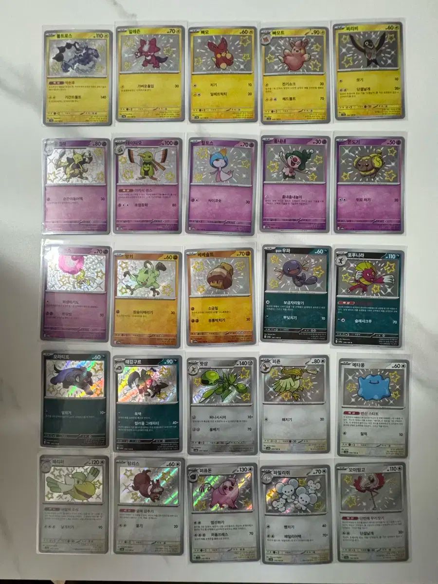 ポケモンカード 韓国語版 シャート いろち 50 腸