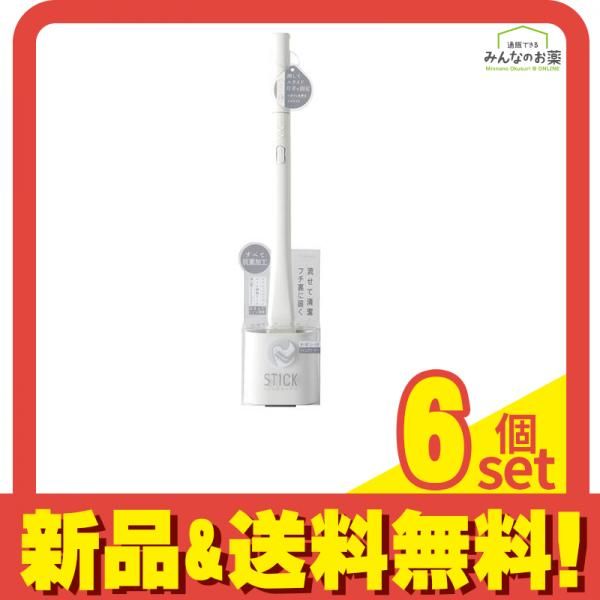 マーナ Stick 抗菌トイレクリーナー ケース付き W642W 1セット 6個セット