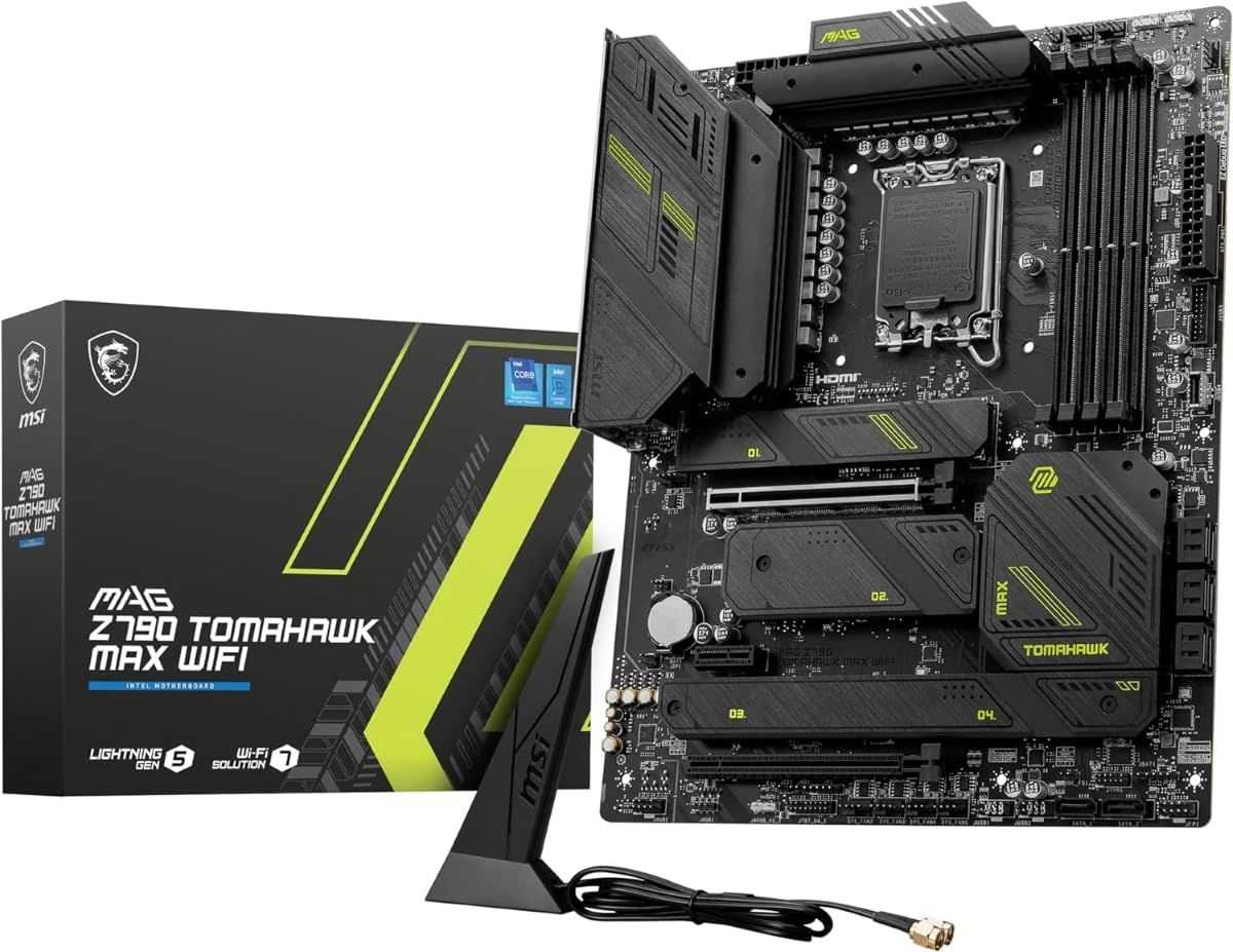 MSI MAG Z790 TOMAHAWK MAX WIFI intel 第14世代Coreプロセッサ対応 LGA1700 DDR5 ATX マザーボード MB6304 TOMAHAWK 2025年MAXモデル
