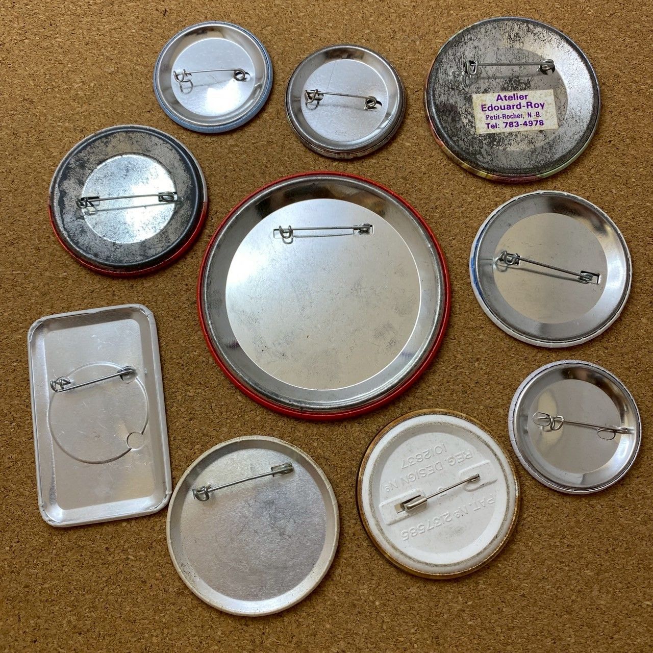 ➊ 70s 80s  vintage 古着 缶バッチ 缶バッジ セット 大量 缶バッジ ビンテージ アンティーク H 50s ~ 60s 70s 80s 90s 00s