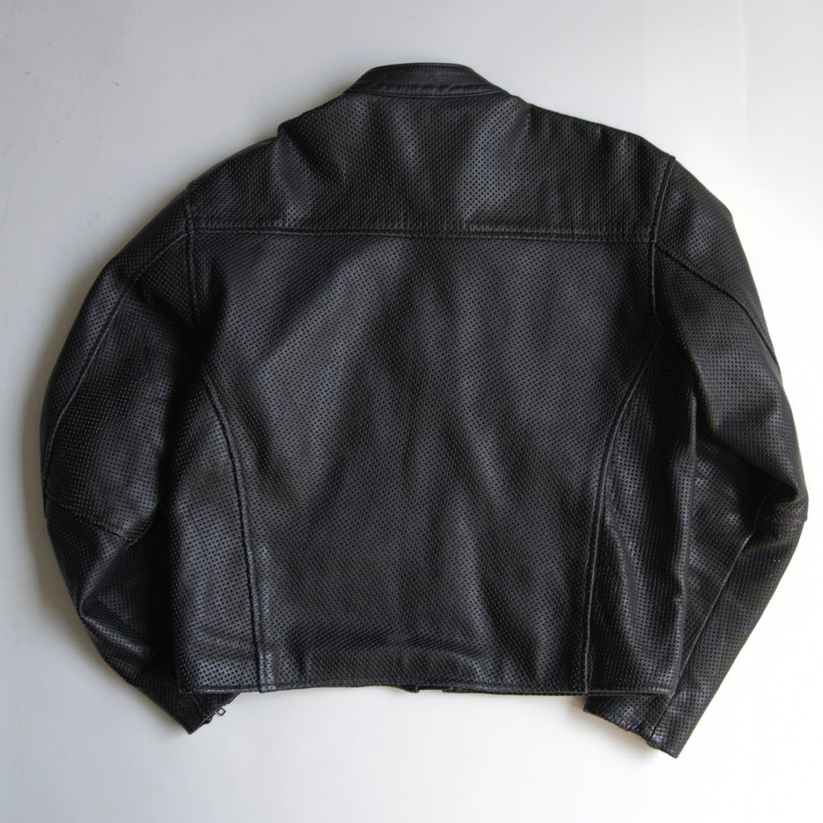 美品】 VANSON 【パンチング シングルライダースジャケット】L