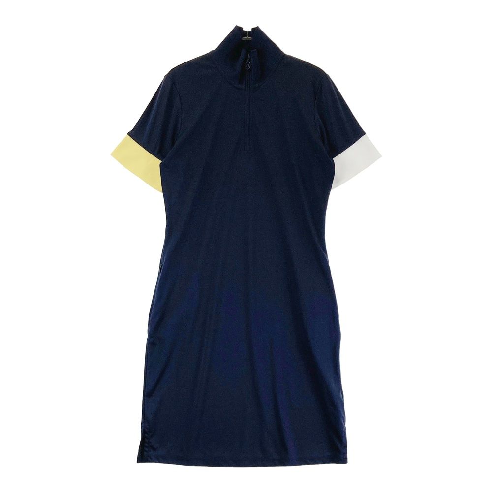 J.LINDEBERG - 新品　ジェイリンドバーグ　ワンピース　ハーフジップ　ゴルフ　レディース　Sサイズ J.LINDEBERG - 新品 ジェイリンドバーグ ワンピース ハーフ