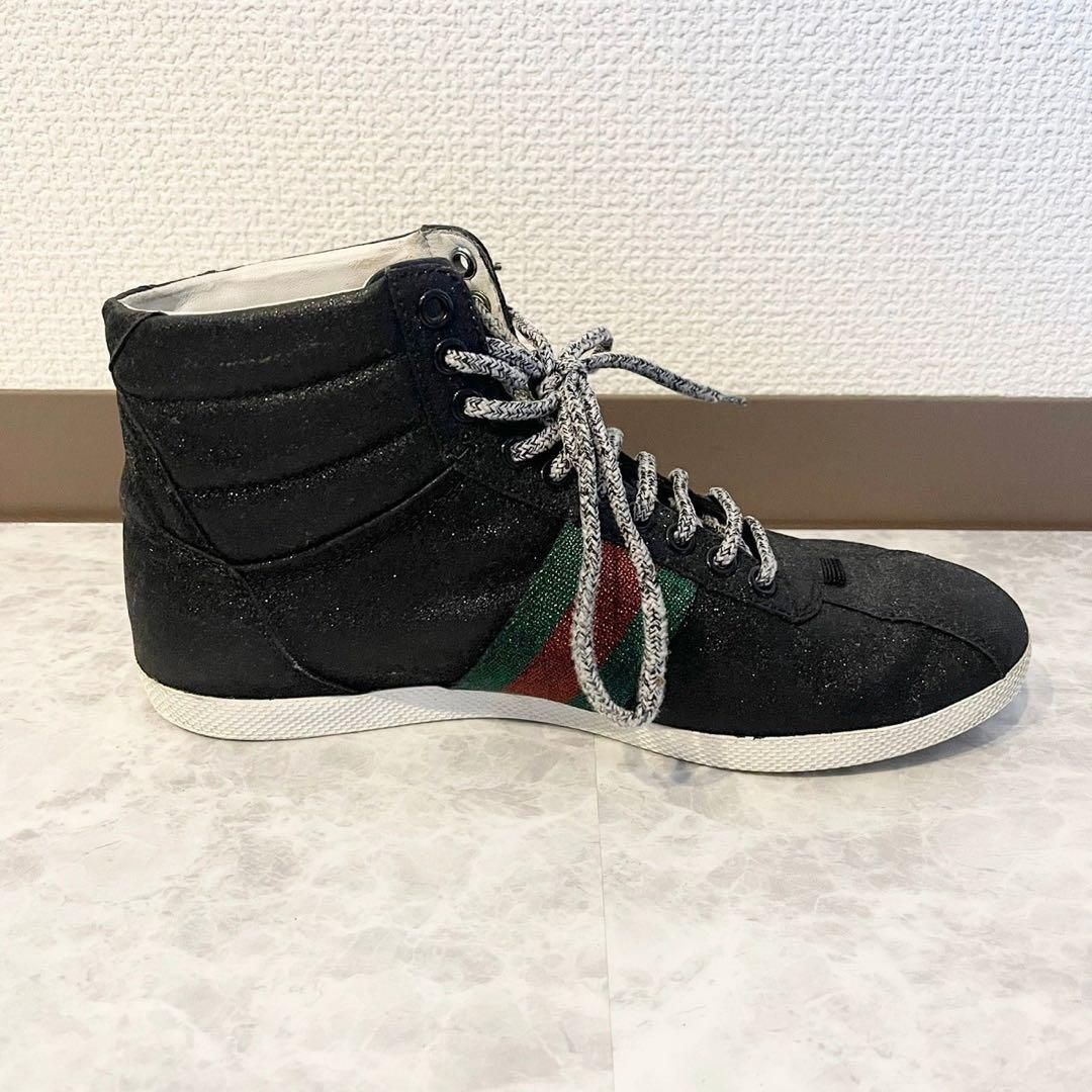 限定割引】定価10万円→1.5万円 GUCCI ハイカット スニーカー シューズ