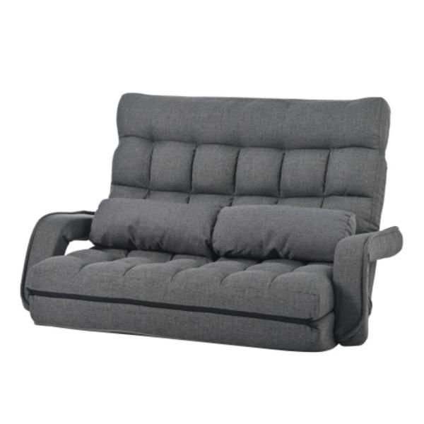 ソファー 座椅子 ローソファー 4WAY 二人掛け 連動肘つき 折りたたみ 2人掛け リクライニングソファ 折りたたみ 座いす 2人掛け ハイバック リラックス 爆買 NEXPOTALLINN_EU