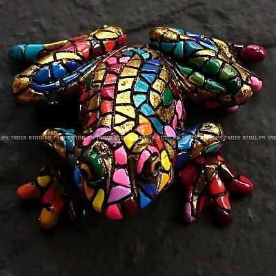 カエル モザイク オブジェ サグラダ・ファミリア ガウディ バルセロナ