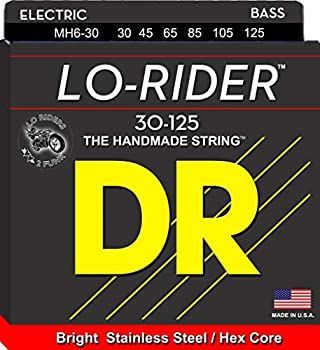 -非常に良い DR ベース弦 6弦 LO-RIDER ステンレス.030-.125 MH6-30