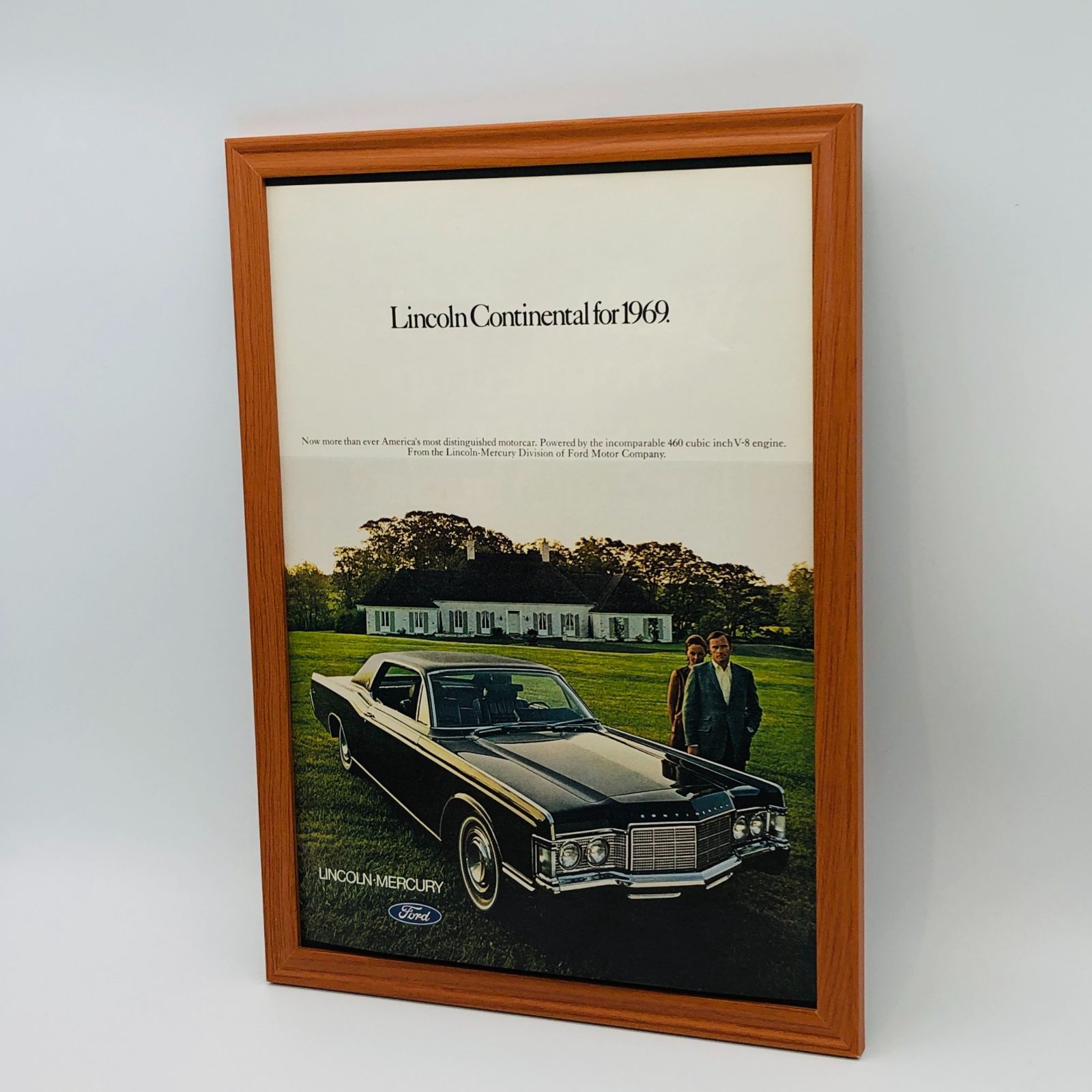 リンカーン・コンチネンタル　アンティークポスター リンカーン・コンチネンタルアンティークポスター