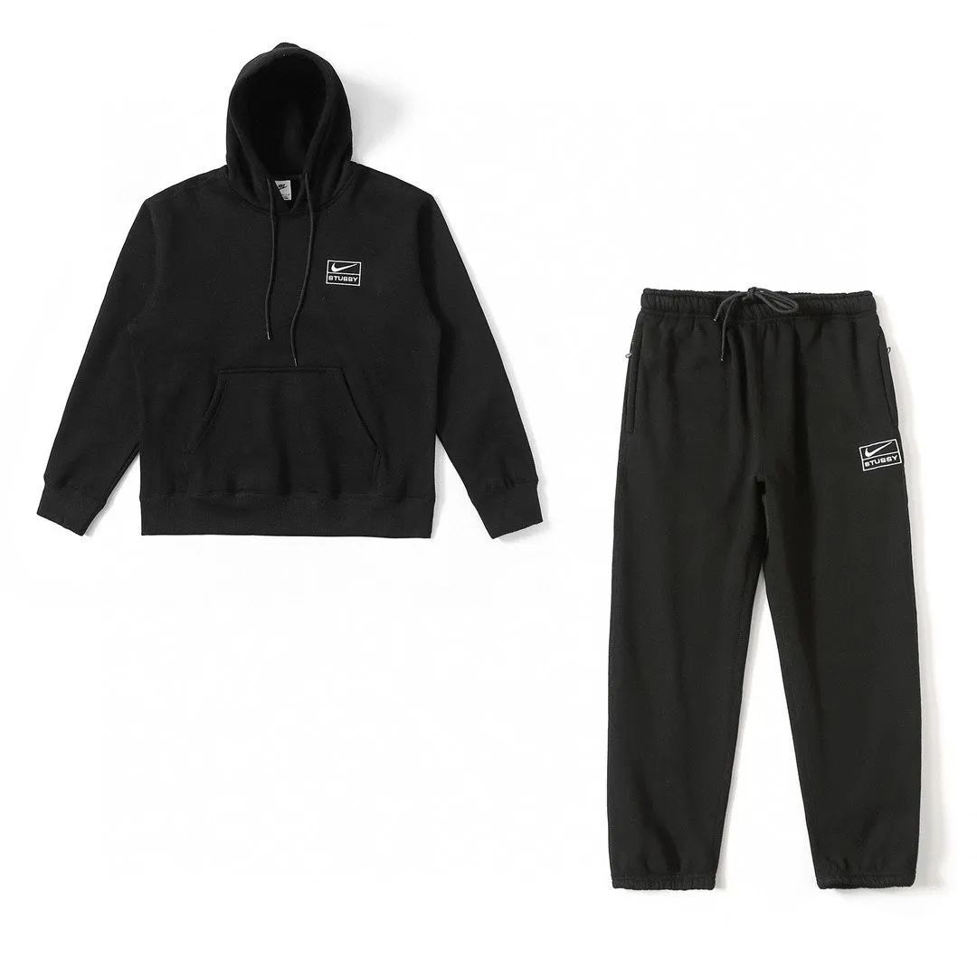 Nike x Stussy 黒 トレーナー・スウェット・パンツセット