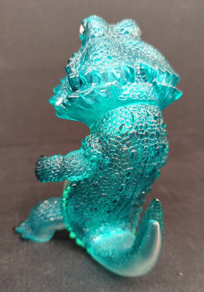 ペインターネット フトアゴン ラムネ クリアラメ成型ブルー塗装 - メルカリ