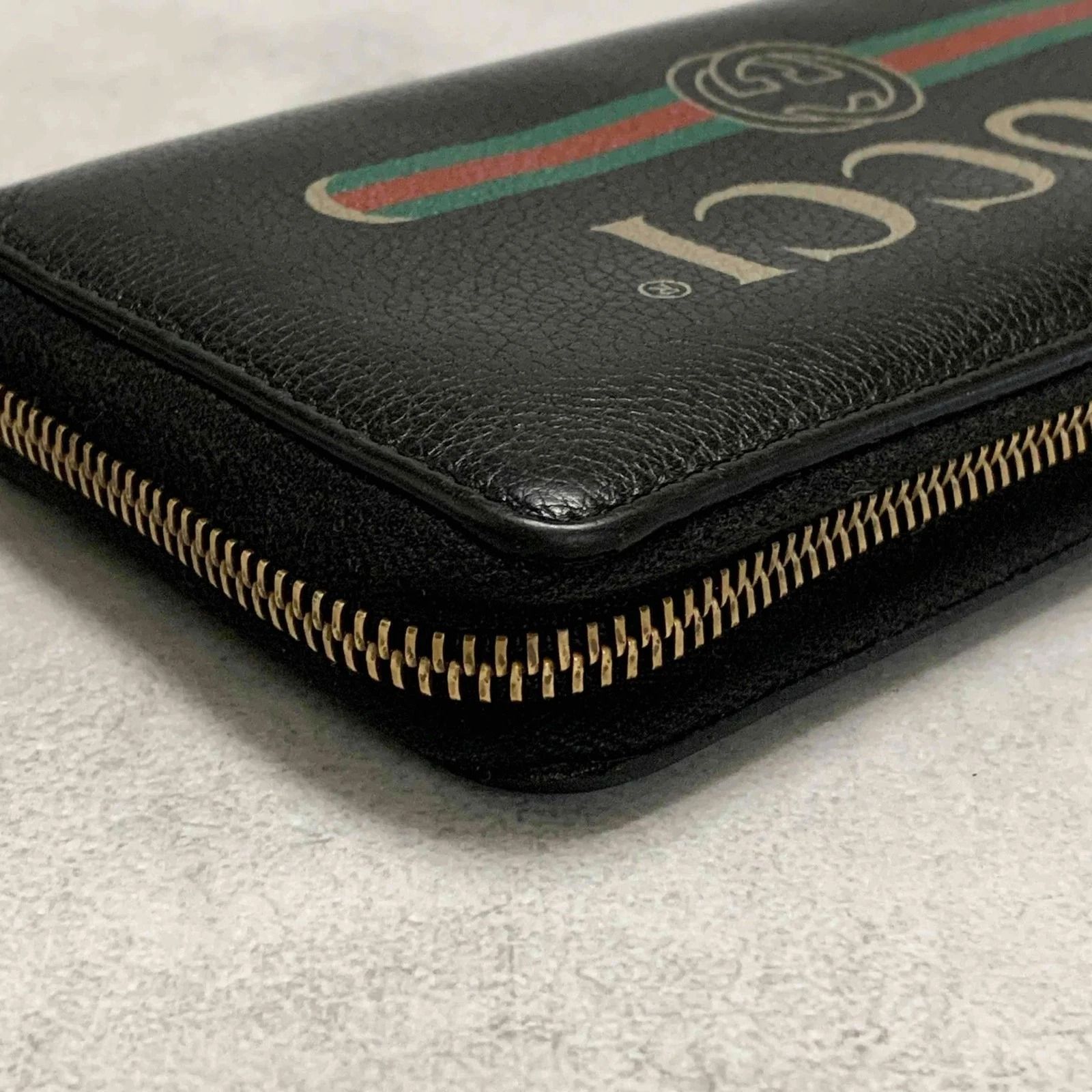 【GUCCI】グッチ　長財布　財布　シェリーライン　✨美品✨ 美品 GUCCI グッチ ラウンド長財布 ヴィンテージロゴ シェリー
