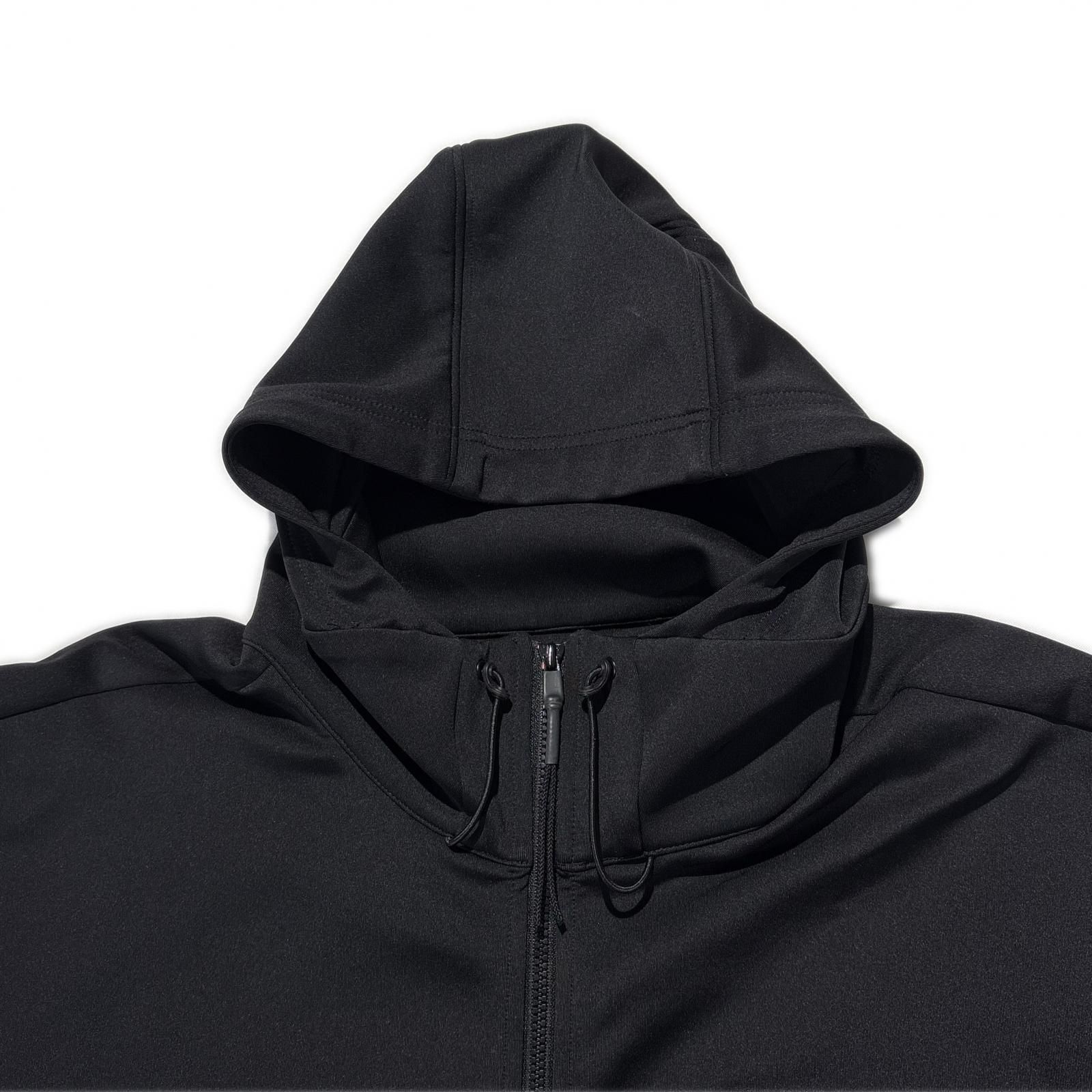 ブラック ダブルジップ
