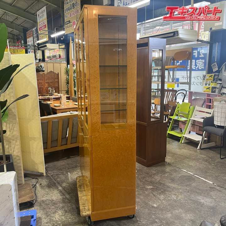 IDC大塚家具 スプレンダー バーズアイメープル キュリオケース