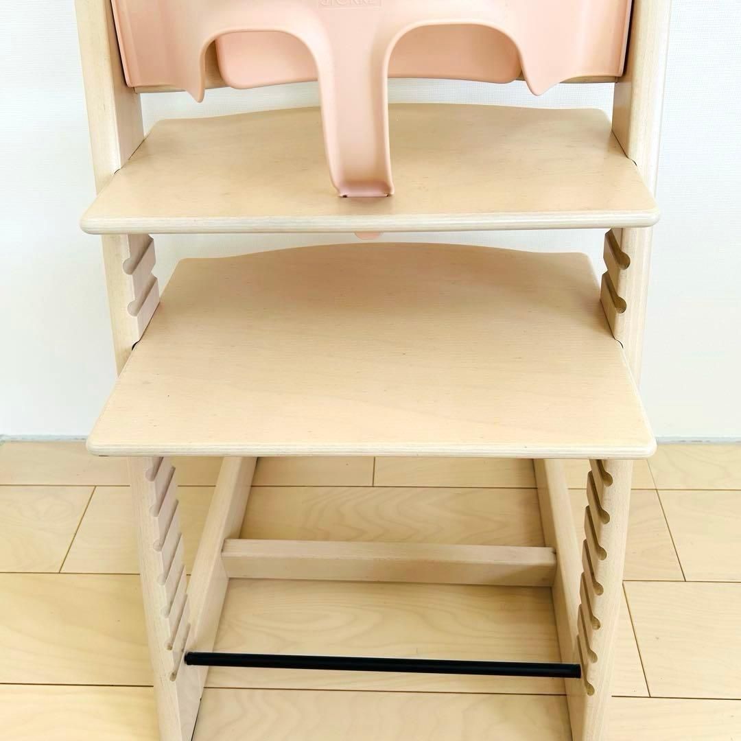 STOKKE トリップトラップ ベビーチェア ホワイトウォッシュ S/N4