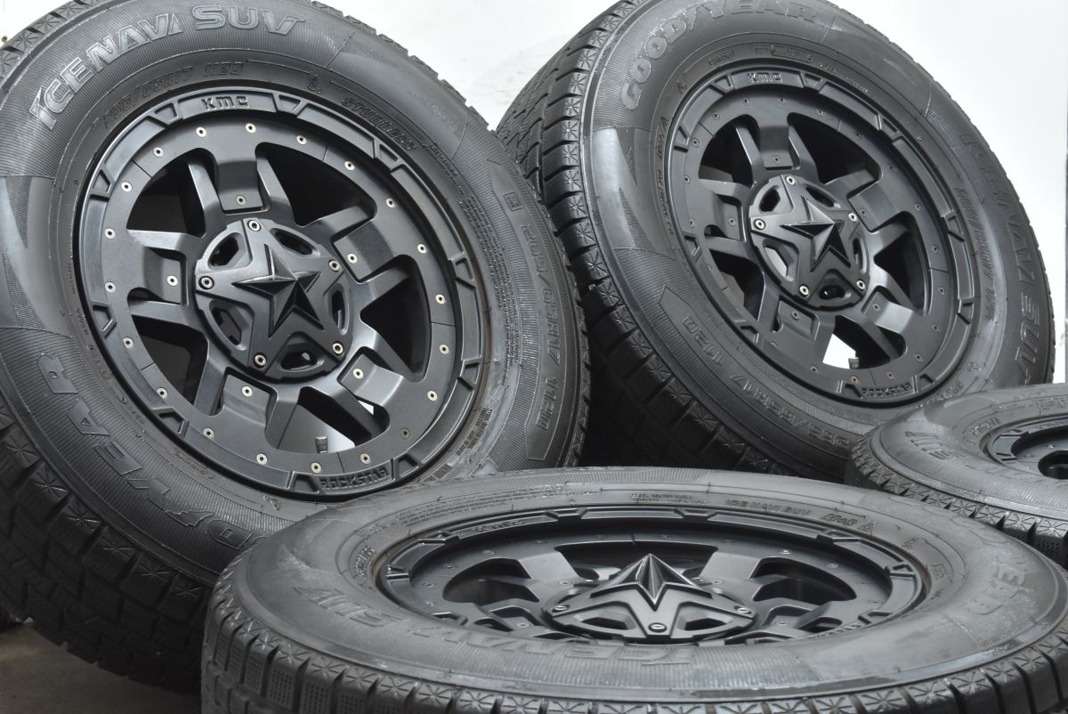 人気ホイール MLJ XD ロックスター3 XD827 17in 8.0J 20 PCD139.7 アイスナビ SUV 265 65R17 ランクルプラド ハイラックス サーフ