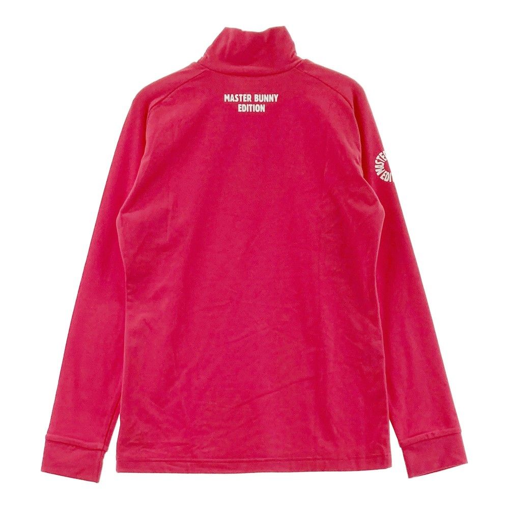 サイズ：0 MASTER BUNNY EDITION マスターバニーエディション 2024年モデル ハイネック 長袖Tシャツ 総柄 グレー系 [240101462316] ゴルフウェア レディース ストスト サイズ：0 MASTER BUNNY EDITION マスターバニーエディション