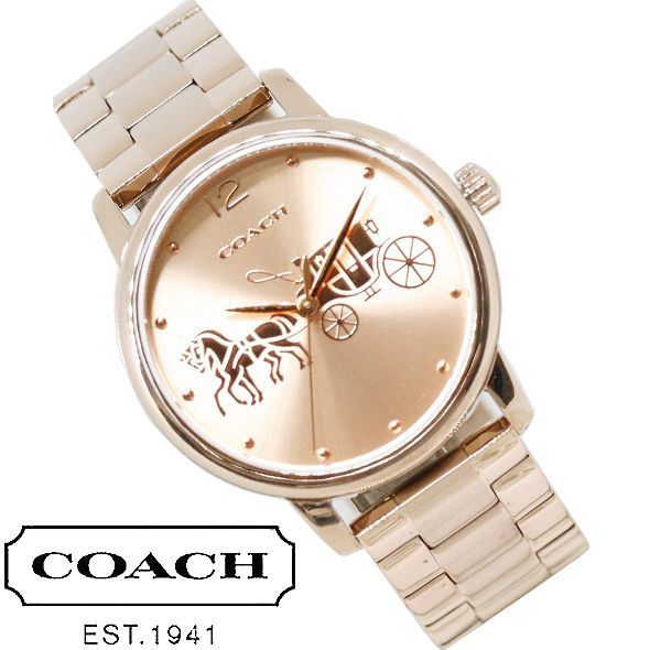 腕時計　コーチ　coach 馬車