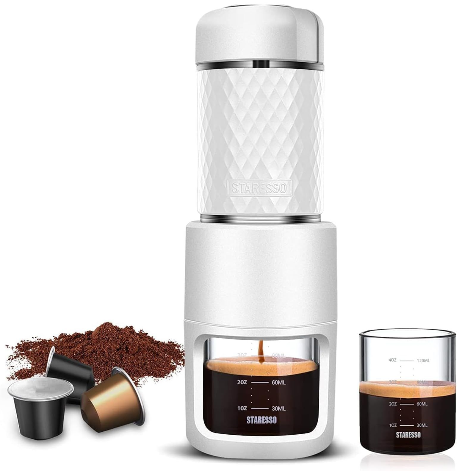 OutIn Nano Portable Espresso Machine (Pearl White) outin nano +