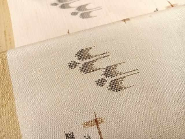 伊万里焼 赤絵金彩 花草人物文 盃 ぐい呑 時代箱付 C 9182 古伊万里