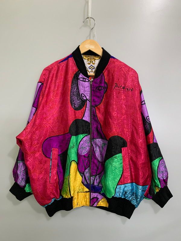 品 Paloma Picasso パロマピカソ 90S REVERSIBLE BOMBER JACKET リバーシブル ボンバージャケット 146-250927-ks-68-min