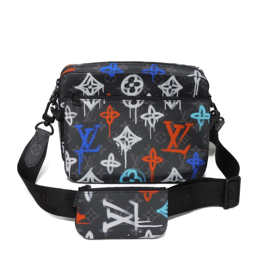 LOUIS VUITTON ルイ・ヴィトン トリオ メッセンジャー LVロゴ