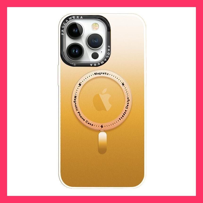 数量限定，安い 売れ筋 iphone14 ケース イエロー magsafe ケース