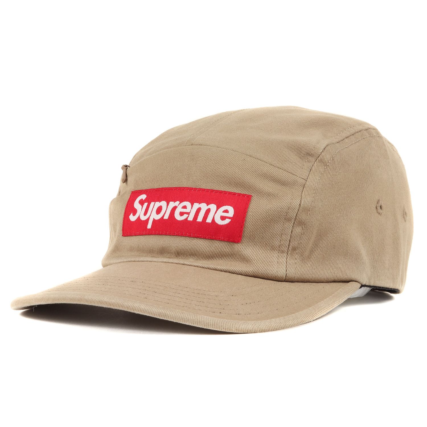 美品 Supreme シュプリーム キャップ フロント パネル ジップ キャンプ