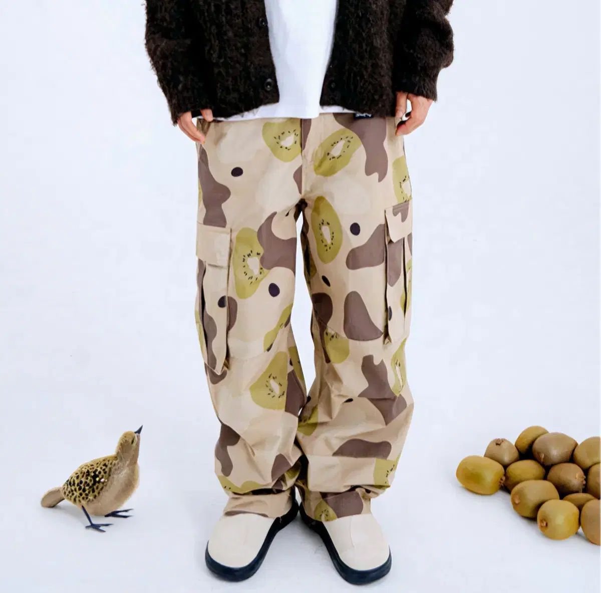 キムシンフルーツ キーキック キウイ カーゴ パンツ M