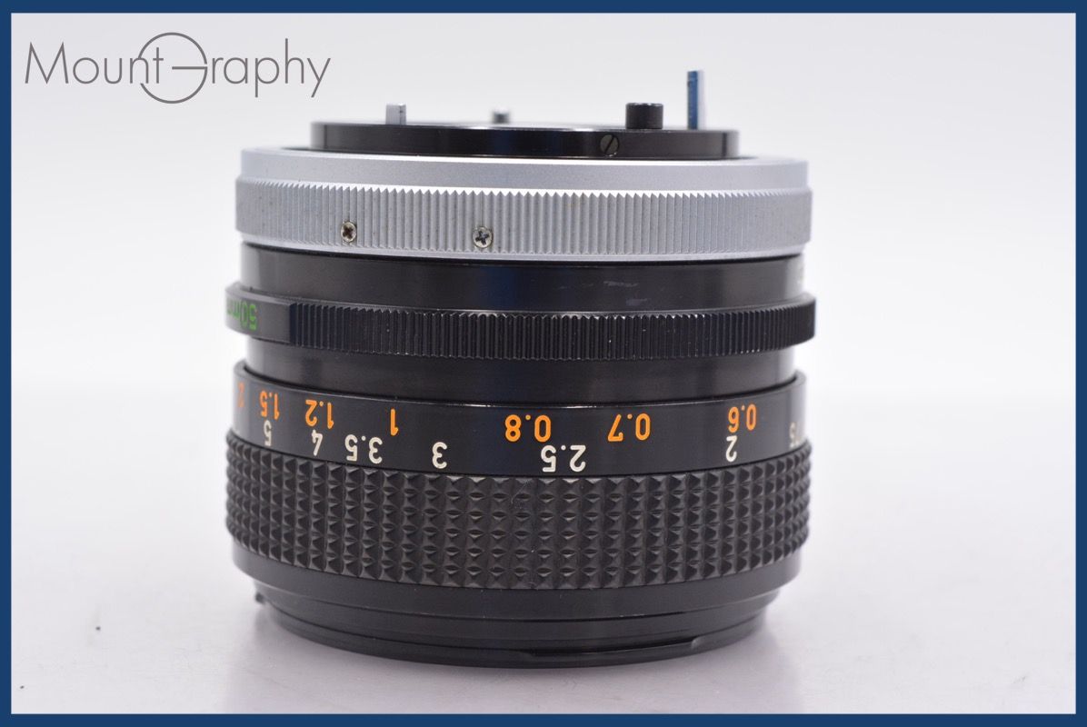 ☆特別特価☆ キヤノン Canon FD 50mm F1.4 S.S.C. 前後キャップ  