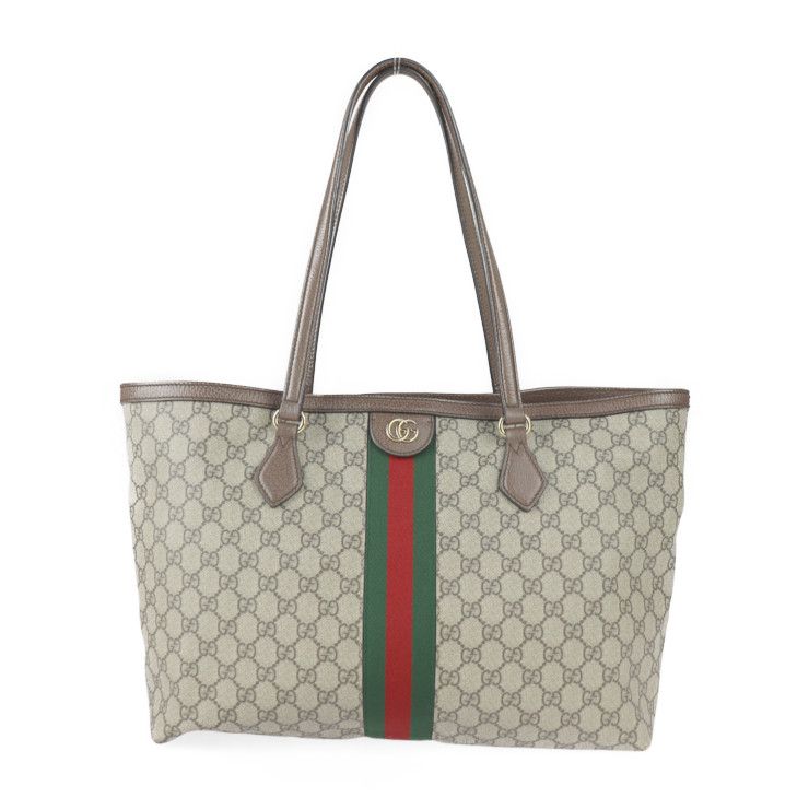 グッチ GGスプリーム ロゴ ビジネスバッグ トートバッグ ベージュ系 GUCCI グッチ GGスプリーム トートバッグ GGスプリームキャンバス