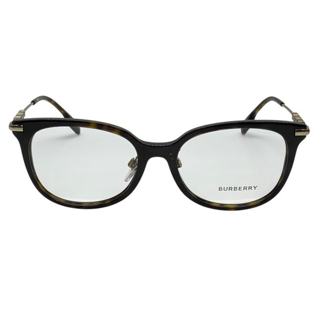 ♥ バーバリー B 23910-F 3002 140 53□17 眼鏡 メガネ アイウェア ロゴ ラウンドフレーム プラスチック ブラウン べっ甲 BURBERRY