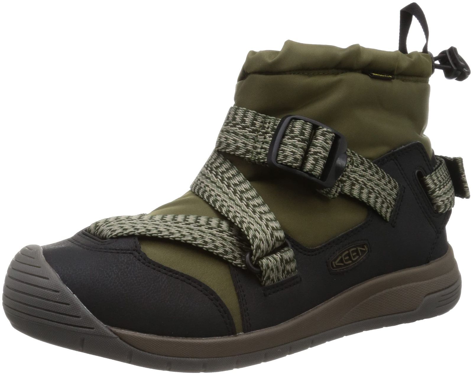 27.5 cm_DARK OLIVE|BLACK キーン ブーツ HOODZERRA WP フッドゼラ ウォータープルーフ メンズ DARK OLIVE|BLACK 27.5 cm