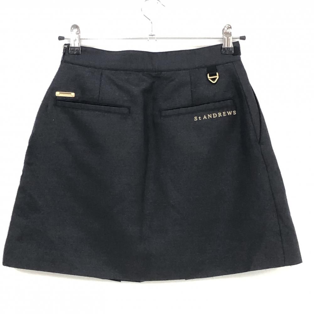 未使用品 セントアンドリュース プリーツ スカート ゴルフウェア ブラック M ☆SALE5％OFF☆【超美品】セントアンドリュース スカート 黒
