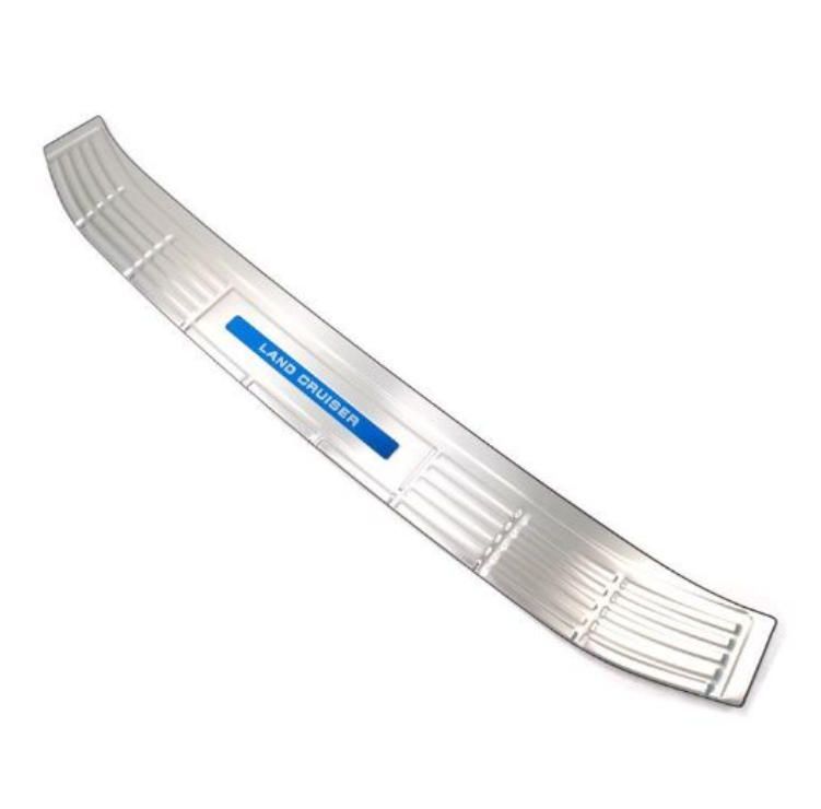 トヨタ ランドクルーザー LC300 式対応 リアバンパープレート ステンレス製 ガーニッシュ 外側 内側 保護カバー シルバー ブラックチタン