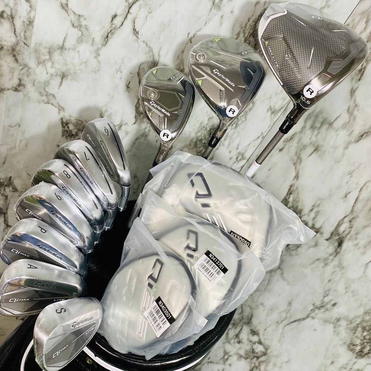 テーラーメイド Qi35 マックスライト 新品 10本セット メンズゴルフ 現行 TaylorMade - テーラーメイド Qi35 マックスライト 新品 10本
