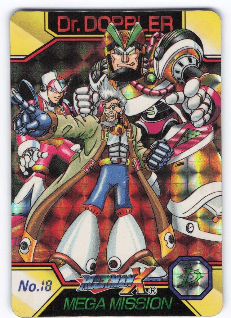バンダイ ロックマンXメガミッション/カードダス 1弾 Dr.ドップラー 18