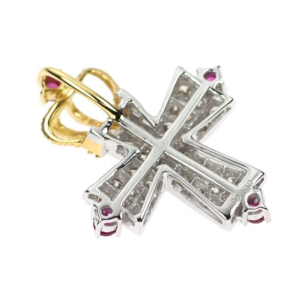 WG ルビー×ダイヤモンド クロス トップ