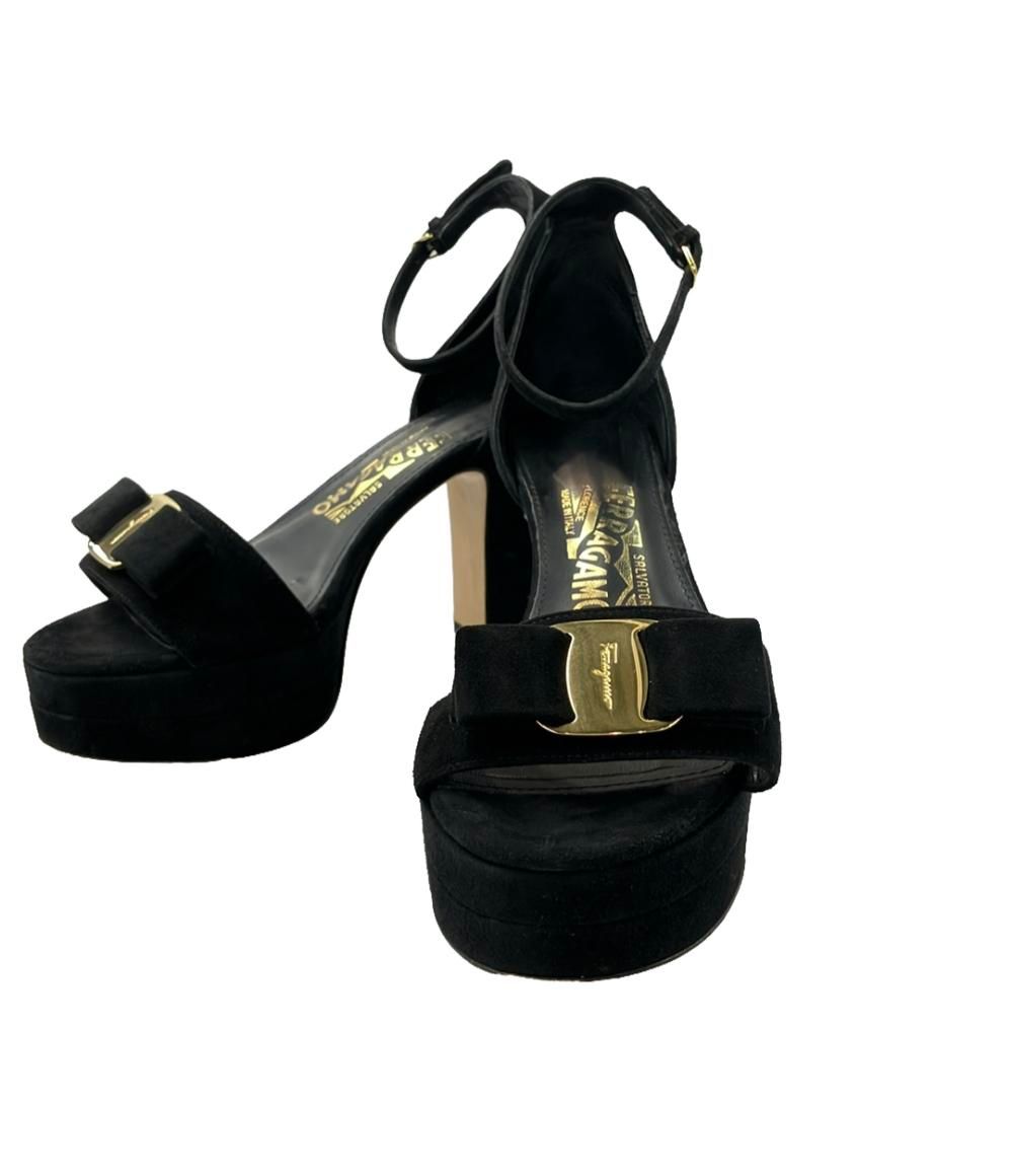 サルヴァトーレ フェラガモ サンダル ミュール ヴァラリボン